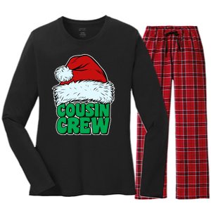 Christmas Cousin Crew Women's Long Sleeve Flannel Pajama Set 