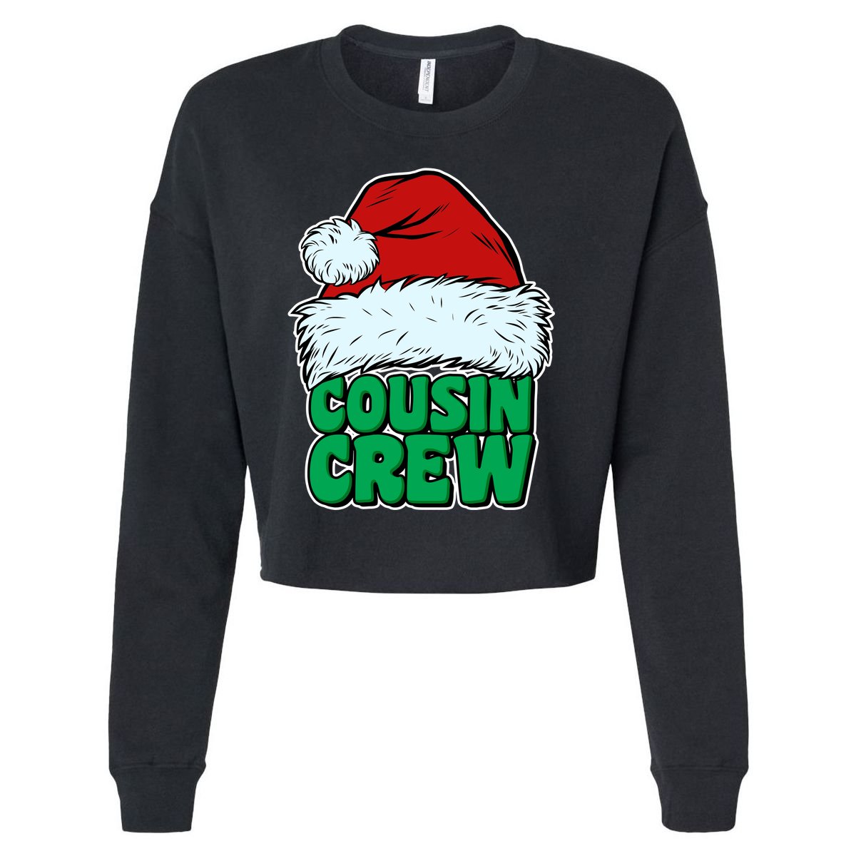 Christmas Cousin Crew Cropped Pullover Crew