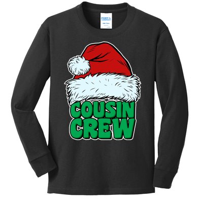 Christmas Cousin Crew Kids Long Sleeve Shirt