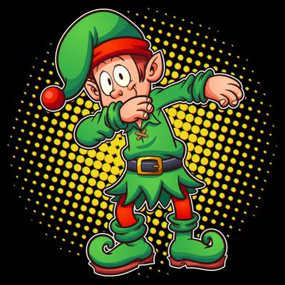 Christmas Dabbing Elf T-Shirt