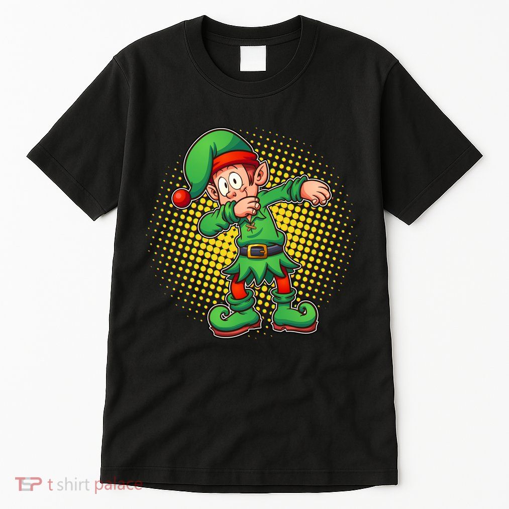 Christmas Dabbing Elf Tall T-Shirt