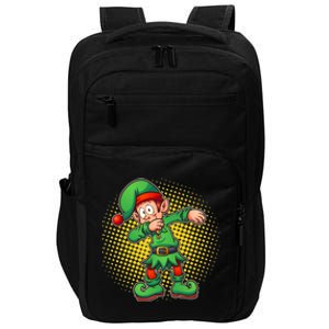 Christmas Dabbing Elf Impact Tech Backpack