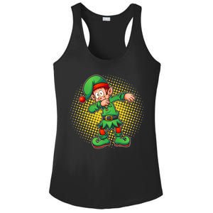 Christmas Dabbing Elf Ladies PosiCharge Competitor Racerback Tank