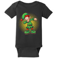 Christmas Dabbing Elf Baby Bodysuit