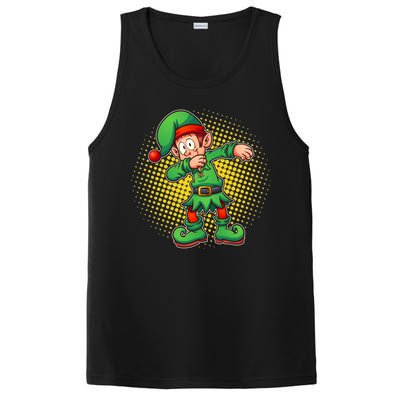 Christmas Dabbing Elf PosiCharge Competitor Tank