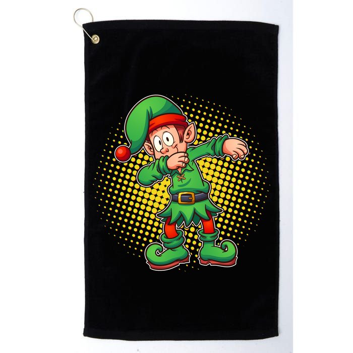Christmas Dabbing Elf Golf Towel