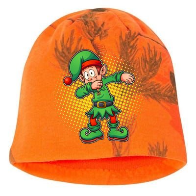 Christmas Dabbing Elf Kati - Camo Knit Beanie