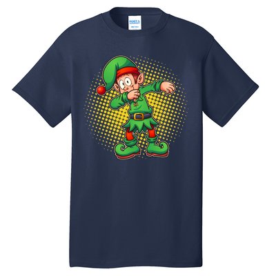 Christmas Dabbing Elf Tall T-Shirt