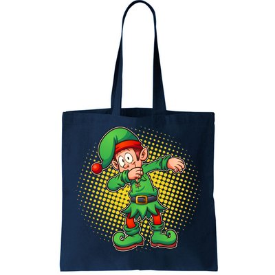 Christmas Dabbing Elf Tote Bag