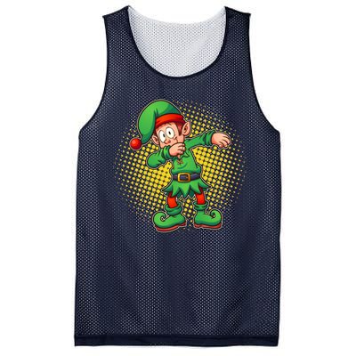 Christmas Dabbing Elf Mesh Reversible Basketball Jersey Tank