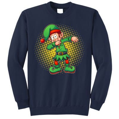 Christmas Dabbing Elf Tall Sweatshirt