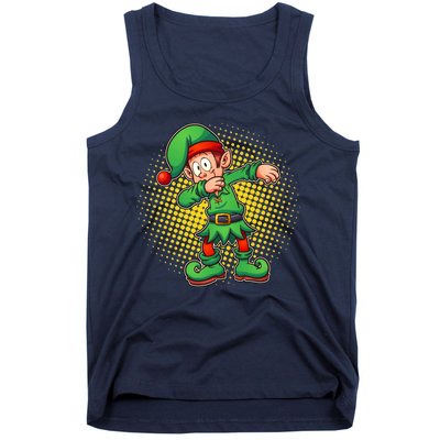 Christmas Dabbing Elf Tank Top