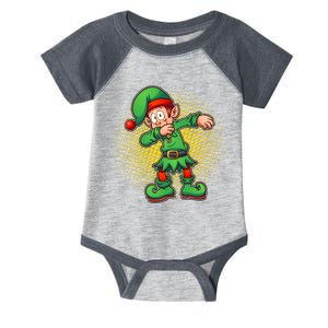 Christmas Dabbing Elf Infant Baby Jersey Bodysuit