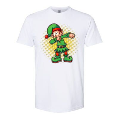 Christmas Dabbing Elf Softstyle® CVC T-Shirt