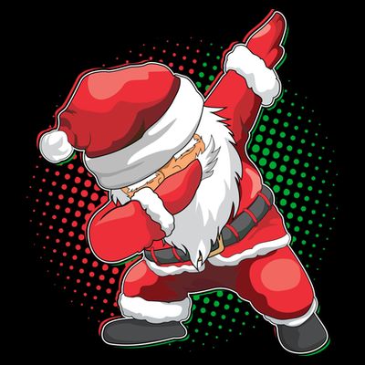 Christmas Dabbing Santa T-Shirt