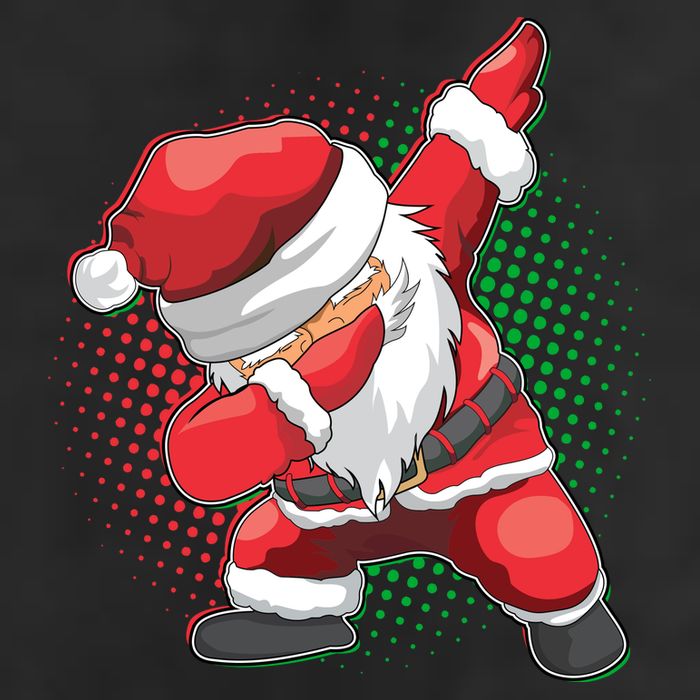 Christmas Dabbing Santa Adult Drive Performance Visor
