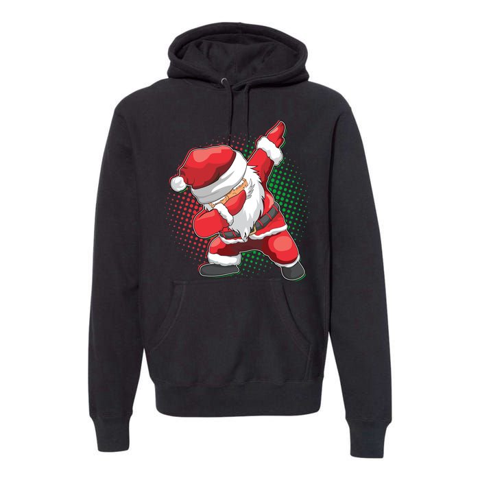 Christmas Dabbing Santa Premium Hoodie