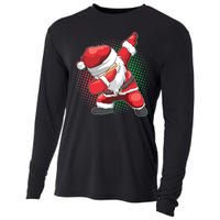 Christmas Dabbing Santa Cooling Performance Long Sleeve Crew