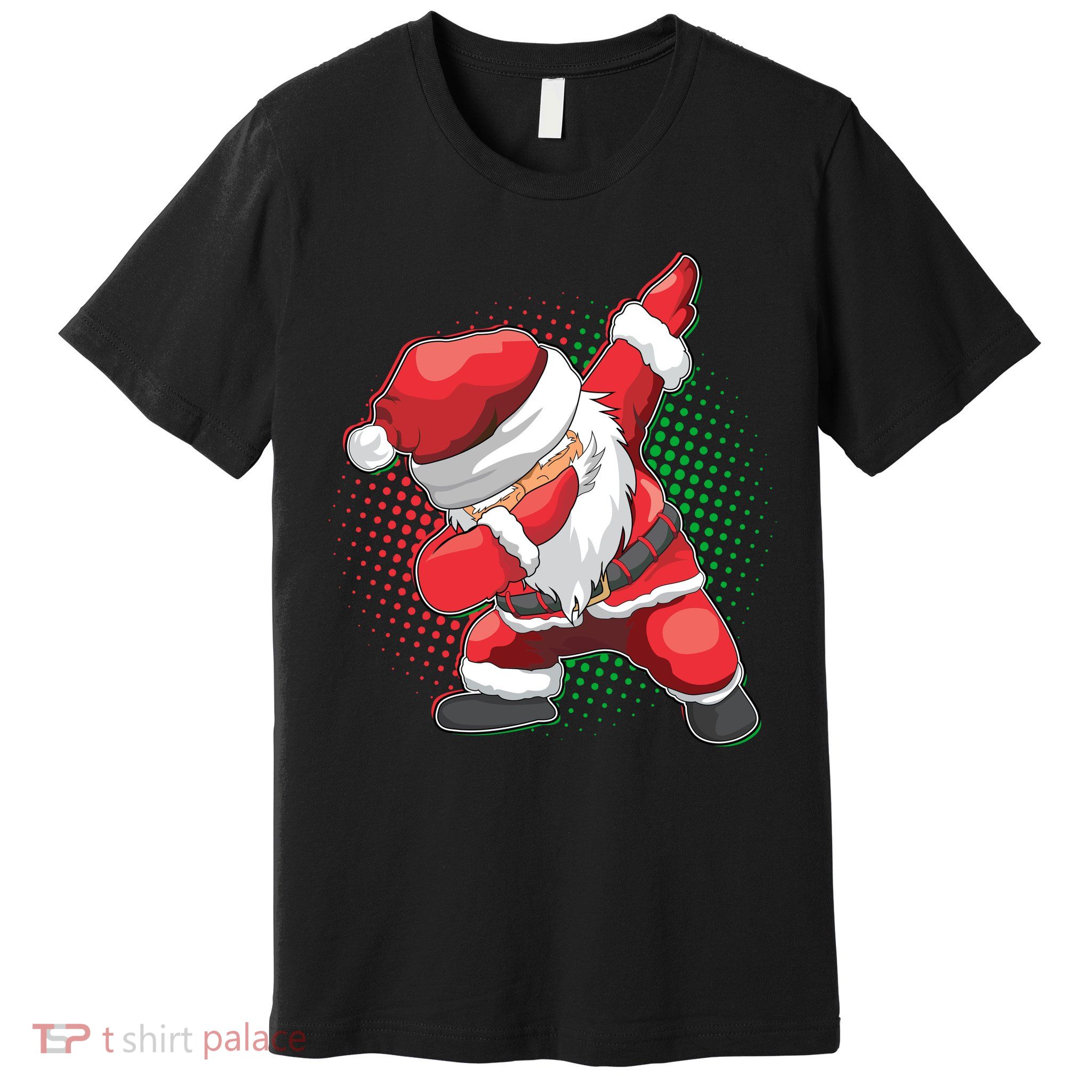 Christmas Dabbing Santa Premium T-Shirt