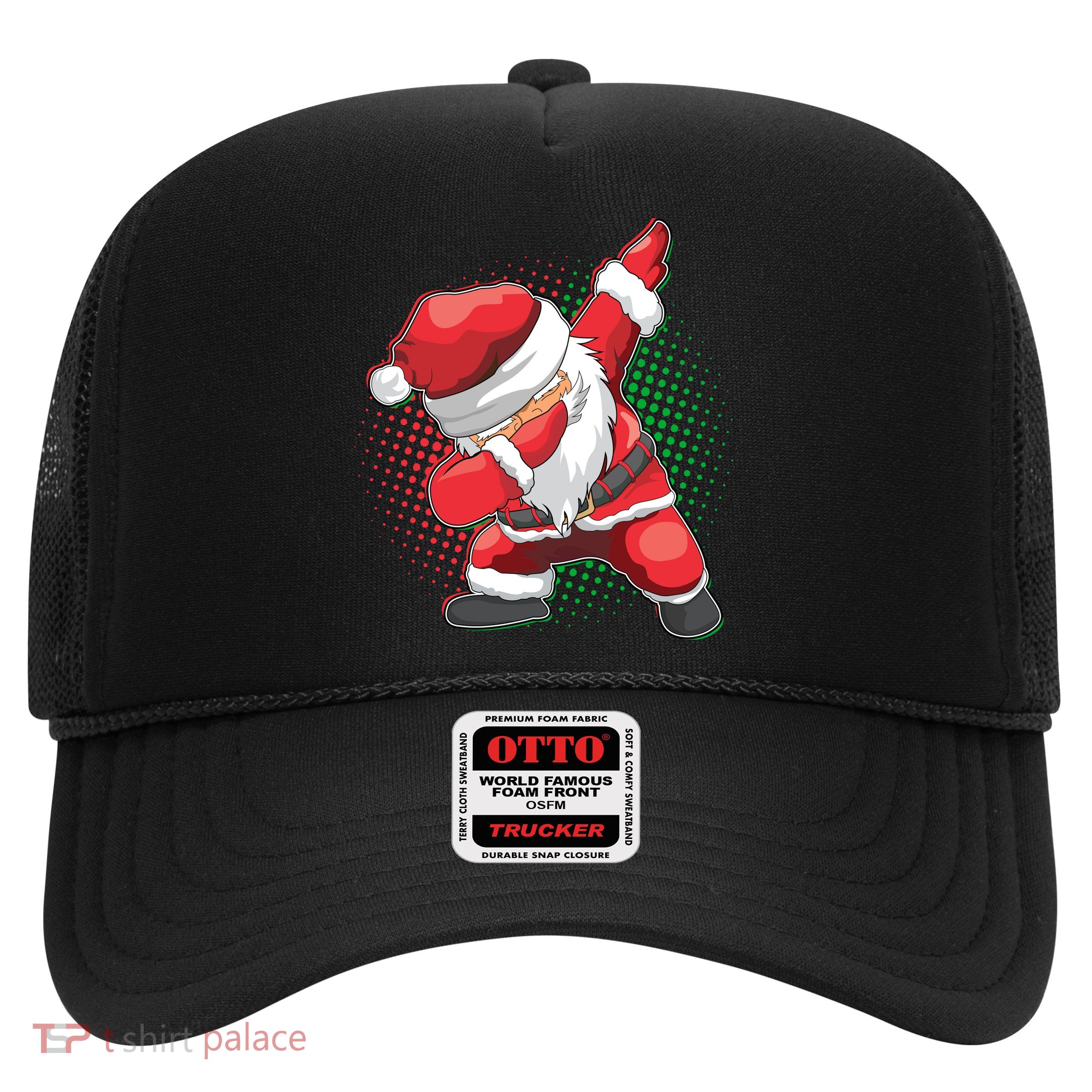 Christmas Dabbing Santa Trucker Hat