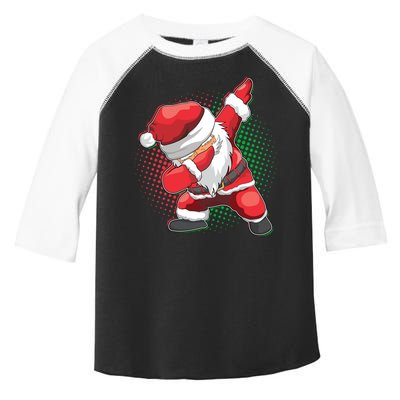 Christmas Dabbing Santa Toddler Fine Jersey T-Shirt