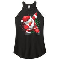 Christmas Dabbing Santa Women’s Perfect Tri Rocker Tank