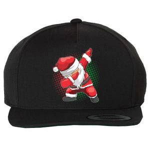 Christmas Dabbing Santa Wool Snapback Cap