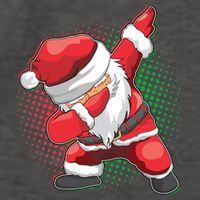 Christmas Dabbing Santa Vector Backpack