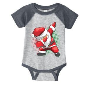 Christmas Dabbing Santa Infant Baby Jersey Bodysuit