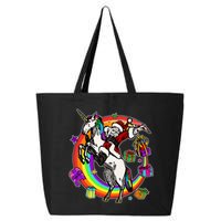 Christmas Dabbing Santa Riding Unicorn 25L Jumbo Tote