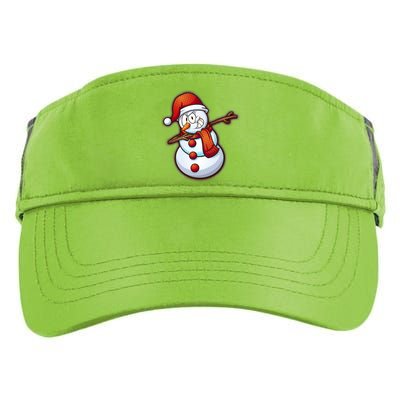 Christmas Dabbing Snowman Adult Drive Performance Visor