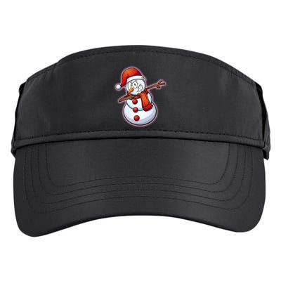 Christmas Dabbing Snowman Adult Drive Performance Visor