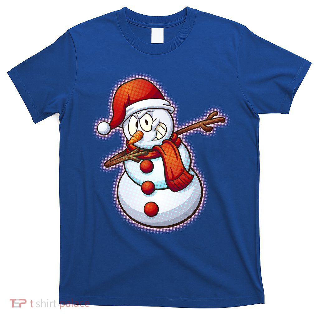 Christmas Dabbing Snowman T-Shirt