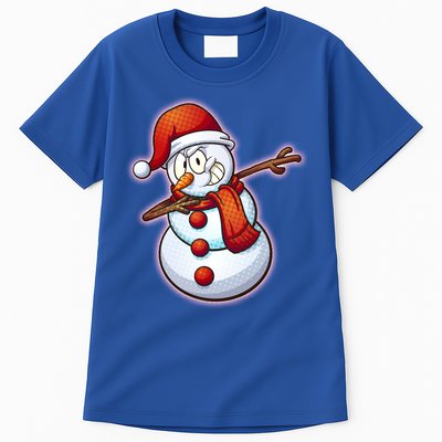 Christmas Dabbing Snowman Tall T-Shirt