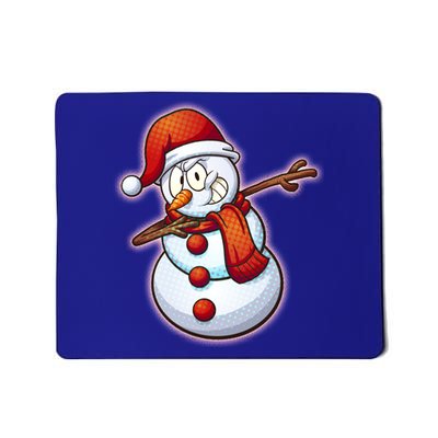 Christmas Dabbing Snowman Mousepad