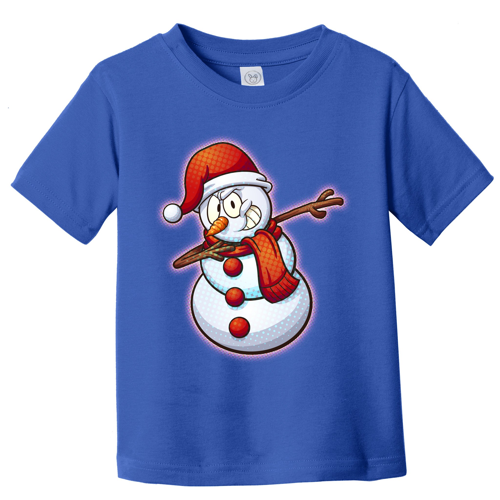 Christmas Dabbing Snowman Toddler T-Shirt