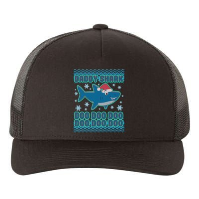 Christmas Daddy Shark Doo Doo Doo Yupoong Adult 5-Panel Trucker Hat