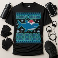 Christmas Daddy Shark Doo Doo Doo Performance Shirt