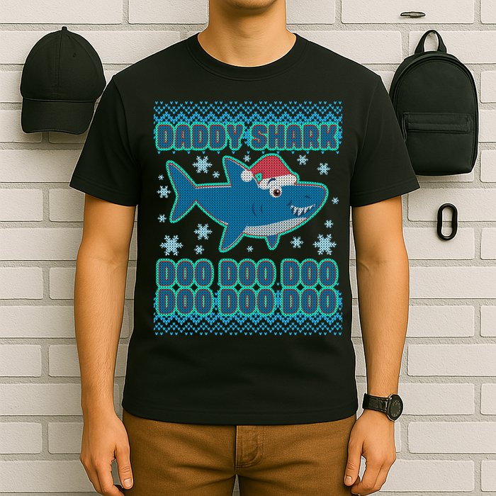 Christmas Daddy Shark Doo Doo Doo T-Shirt