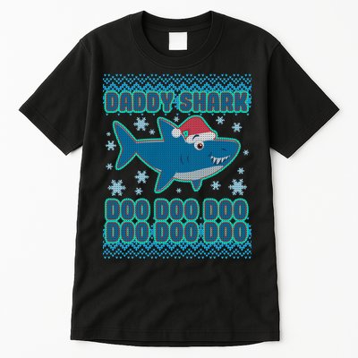 Christmas Daddy Shark Doo Doo Doo Tall T-Shirt