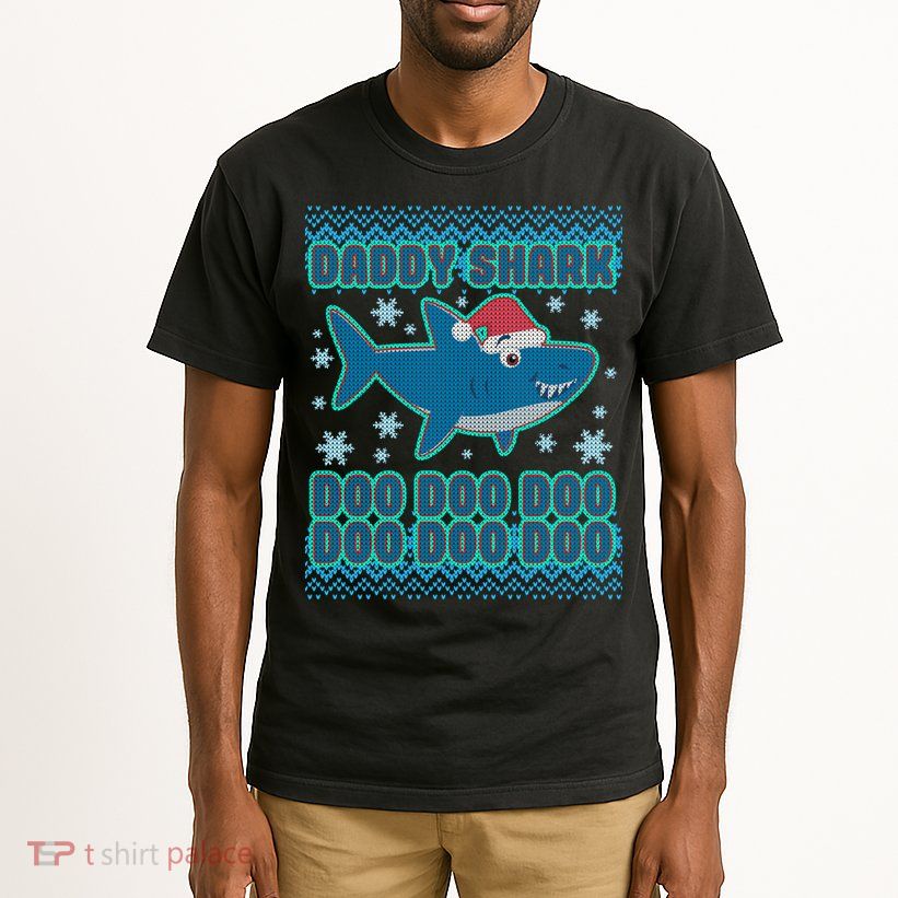 Christmas Daddy Shark Doo Doo Doo Tall T-Shirt
