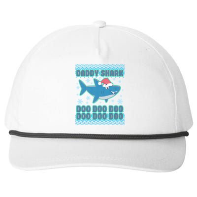 Christmas Daddy Shark Doo Doo Doo Snapback Five-Panel Rope Hat