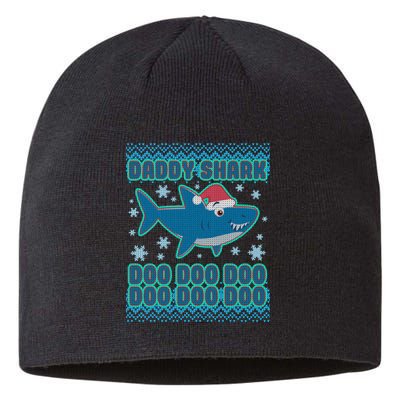 Christmas Daddy Shark Doo Doo Doo Sustainable Beanie