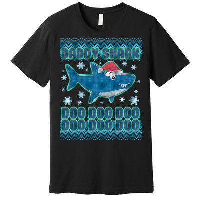 Christmas Daddy Shark Doo Doo Doo Premium T-Shirt