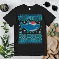 Christmas Daddy Shark Doo Doo Doo Premium T-Shirt