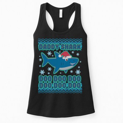 Christmas Daddy Shark Doo Doo Doo Womens Tank Top