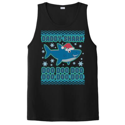 Christmas Daddy Shark Doo Doo Doo PosiCharge Competitor Tank