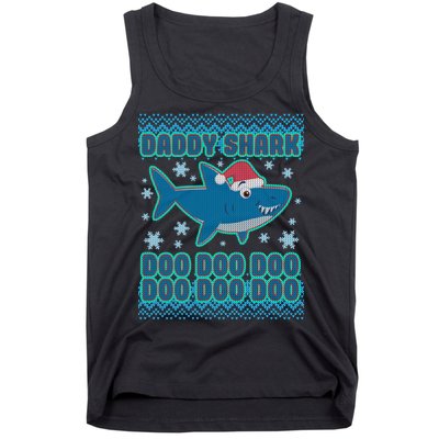 Christmas Daddy Shark Doo Doo Doo Tank Top