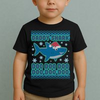 Christmas Daddy Shark Doo Doo Doo Toddler T-Shirt