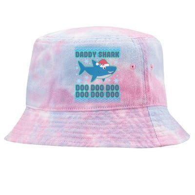 Christmas Daddy Shark Doo Doo Doo Tie-Dyed Bucket Hat